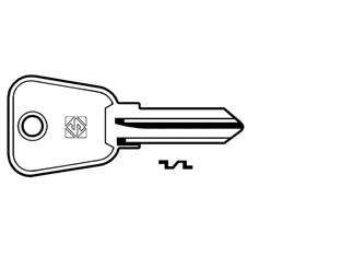 Chiavi auto ford innocenti rover uni8 - UNI8 - in acciaio nichelato