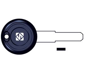 Chiavi auto look a-like porta transponder zd30t5 - ZD30T5 - per auto DUCATI design testa chiave identica all'originale, utilizzabile con trasponder GTI (non fornito)