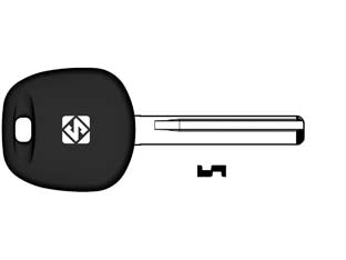 Chiavi auto look a-like porta transponder hyn17rbte - HYN17RBTE - per auto HYUNDAY design testa chiave identica all'originale, utilizzabile con trasponder GTI (non fornito)