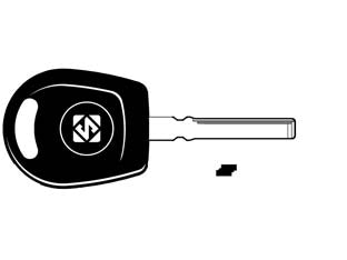 Chiavi auto look a-like porta transponder hu116te - HU116TE - per auto VOLKSWAGEN design testa chiave identica all'originale, utilizzabile con trasponder GTI (non fornito)