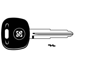 Chiavi auto look a-like porta transponder mit11rte - MIT11RTE - per auto MITSUBISHI design testa chiave identica all'originale, utilizzabile con trasponder GTI (non fornito)