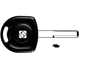 Chiavi auto look a-like porta transponder hu43te - HU43TE - per auto OPEL design testa chiave identica all'originale, utilizzabile con trasponder GTI (non fornito)