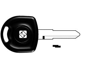 Chiavi auto look a-like porta transponder hu87rte - HU87RTE - per auto OPEL design testa chiave identica all'originale, utilizzabile con trasponder GTI (non fornito)