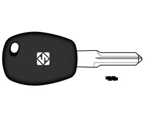 Chiavi auto look a-like porta transponder hu136te - HU136TE - per auto RENAULT design testa chiave identica all'originale, utilizzabile con trasponder GTI (non fornito)