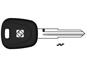 Chiavi auto look a-like porta transponder ne75te - NE75TE - per auto RENAULT design testa chiave identica all'originale, utilizzabile con trasponder GTI (non fornito)
