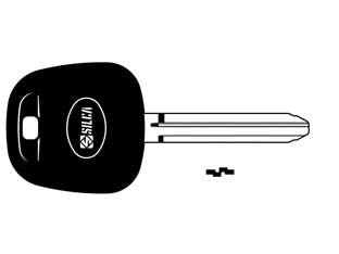 Chiavi auto look a-like porta transponder toy43te - TOY43TE - per auto TOYOTA design testa chiave identica all'originale, utilizzabile con trasponder GTI (non fornito)