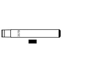 Chiavi per testa flip a inserto hu100ch - HU100CH - per auto OPEL, in alpacca