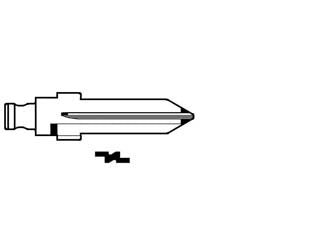 Chiavi per testa flip a inserto cy24ch - CY24CH - per auto CHRYSLER, in ottone nichelato