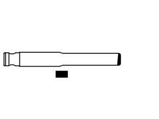 Chiavi per testa flip a inserto hu101ch - HU101CH - per auto FORD, in ottone nichelato