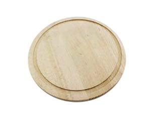 Tagliere rotondo in faggio con scanalatura cm.24 - cm.24 - Nessuna Descrizione per questo prodotto