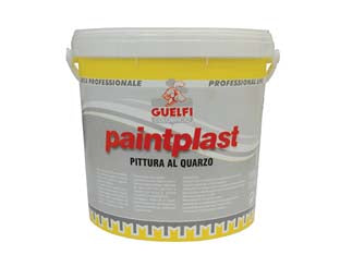 Quarzo plastico paintplast per interni ed esterni - lt.14 bianco - rivestimento al quarzo per interni ed esterni, applicazione: pennello e rullo, diluente: acqua, resa. 8-9 mq/l circa, sovrave...