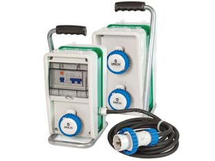 Quadro elettrico eolo asc con cavalletto 3 prese industriali ip67 - 74305 - composto da 3 prese a due poli + terra da 16A 220-250V IP67, spina 2P +T 16A 220-250V IP67, protezione con interruttore magne...