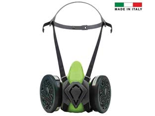 Semimaschera in silicone serie bls 4100 next con filtri - taglia M/L - protezione A2P2 NR, il kit include: semimaschera in silicone BLS 4100 next e coppia di filtri BLS 211 e bls 301, dispositivo ...