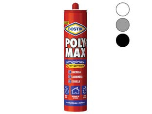 Polymax original express - gr.425 grigio - in cartuccia, colla di montaggio e colla sigillante di prima qualità, super rapida e con elevata tenuta finale, ideale per l'...