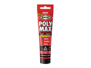 Polymax high tack express bianco - gr.165 - in blister, adesivo di montaggio e sigillante universale di prima qualità a base di una tecnologia SMP unica, con elevatissim...