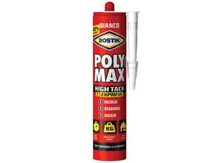 Polymax high tack express bianco - gr.440 - in cartuccia, adesivo di montaggio e sigillante universale di prima qualità a base di una tecnologia SMP unica, con elevatiss...