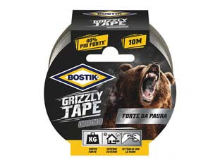 Nastro adesivo telato grizzly tape grigio - mt.25x50mm. - nastro telato in PE estruso, disponibile in nero e grigio, estremamente resistente agli agenti atmosferici e alle sollecitazi...