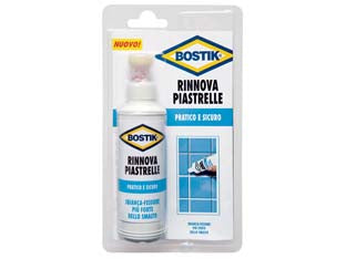 Rinnova piastrelle - ml.125 - in blister, liquido bianco lucido sbianca fessure pronto all’uso, rinnova il bianco originale dei giunti fra le piastrelle, c...