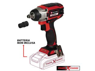Avvitatore ad impulsi a batteria 18v (te-cw 18 li bl) - 18v di potenza, velocità di rotazione 0-2.900 g/min., momento di torsione max 215Nm, attacco bit quadro mm.12,5 (1/2') , fa...