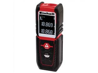 Misuratore laser max mt.25 (tc-ld 25) - area di lavoro mt.0,05-25, precisione di misurazione +/- 3 mm/mt., diodo laser 635 nm, disattivazione automatica dopo 3 min...