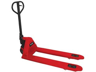 Transpallet idraulico manuale kg.2500 3069 - portata kg.2500, altezza max sollevamento mm.200, rulli di carico ø mm.80, ruote direzionali ø mm.200, lunghezza forche cm....