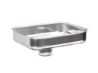 Imbuto piatto in acciaio inox per tritacarne elettrico - per tritacarne elettrico n°12 ns cod. 205825 e n°22 ns cod.205832