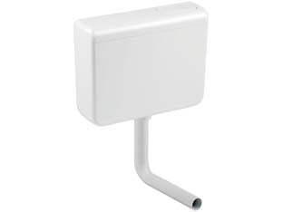 Cassetta wc esterna in abs iris mono - mm.435x140x355h. - installazione a parete, bassa e media posizione, comando di attivazione scarico start-stop sul lato destro, volume flusso 6(4...