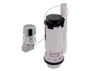 Valvola di scarico fluidmaster 550 per monoblocco - ø mm.60x230 - valvola di scarico universale a doppio pulsante per cassette monoblocco in ceramica, azionamento a cavo, montaggio alto, late...