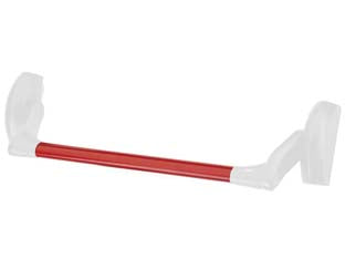 Barra orizzontale 07007 per maniglione antipanico - lunghezza mm.1200 (07007140) - in acciaio verniciato rosso