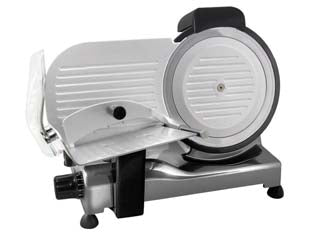 Affettatrice elettrica tf25 lama Ø mm.250 140w - potenza 140w - lama ø mm.250 - lama profesionale in acciaio temprata e rettificata a cm.25 con anello fisso di protezione, regolazione spessore taglio mm.0/...