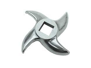 Coltelli per tritacarne elettrici in acciaio inox - n°22 - adatti per tritacarne elettrici REBER, idonei al contatto con alimenti