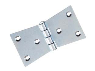 Cerniere a coda di rondine art.109 - mm.50x94x2 - 3 fori - in acciaio zincato