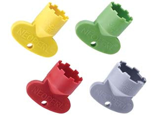 Chiave di servizio per montaggio aeratori cache - gialla per aeratore TT M16,5X1 (ns cod.401722) - in plastica