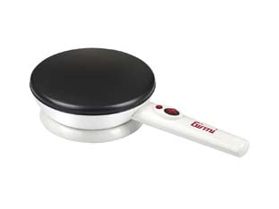 Crepiera cordless ts36 800w - potenza 800w - diametro piastra cm.20, superficie di cottura antiaderente, completo di ciotola per impasto, uso facile: prepara, intingi e c...