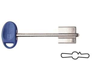 Chiavi originali mottura doppia mappa 92106/5 - (92106BLU5C) - chiave non cifrata, per serie 52, 52k, 54, 54k (escluse COMPACT e REPLAY), 68