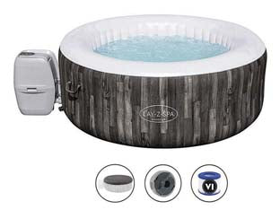 Piscina idromassaggio lay-z spa bahamas airjet cm.180x66h. - ø cm.180x66h. - (art.60005) - con liner della Spa gonfiabile, pompa con funzione di riscaldatore, di filtrazione dell'acqua e massaggio ad aria AirJet, una...
