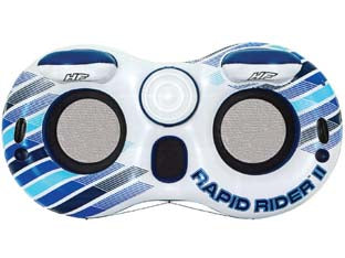 Poltrona gonfiabile galleggiante rapid rider per due persone - cm.251x132 - (art.43113) - con maniglie e portabicchieri