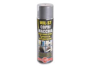 Wil-st coprimacchia ml.500 - ml.500 in bomboletta spray - detergente specifico per ridare splendore alle superfici macchiate dal tempo, coprimacchia ad alte prestazioni con formula ad...