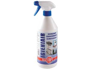Igieniair detergente igienizzante per climatizzatori e condizionatori - ml.750 in flacone spray - detergente igienizzante per la pulizia di climatizzatori e condizionatori, igienizza e sanifica a fondo ogni tipo di condizio...