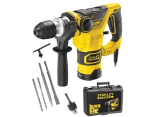 Martello pneumatico sds-plus 1250w 3,5j (fme 1250k-qs) - 1250w di potenza, attacco sds-plus, 3 modalità: rotazione, rotazione con percussione, scalpellatura, rivestimento in gomma,...