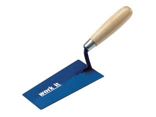 Cazzuolino work-it punta quadra manico in legno - mm.160 - 41129 - in acciaio verniciato di prima qualità con manico in legno