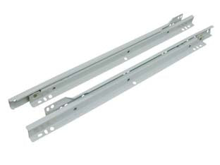 Guide scorrevoli per cassetti bianche - cm.45 - in acciaio verniciato colore bianco