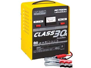 Caricabatteria portatile class 30a 12-24v - alimentazione 230V, potenza 600W, tensione di carica 12-24V, corrente di carica efficace 30A, capacità batteria 20/300Ah min/...