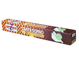 Carta forno 20 fogli - cm.33x38 - ideale per dolci e rustici di ogni genere, non si attacca e permette una cottura ottimale di ogni tipo di alimento, ideale pe...