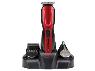 Rifinitore barba capelli naso e orecchie rc30 - funzionamento a rete e cordless, ragolacapelli con 4 pettini di taglio (mm.3, mm.6, mm.9 e mm.12) ricarica completa 8 ore, ba...
