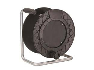 Avvolgicavo golia disco vuoto - prese ø mm.145 - tamburo ø mm.320 - 10229UG - avvolgitutto vuoto, senza cavo, nero, in confezione singola sacchetto