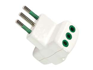Adattatore triplo 2 poli + terra 10a bianco linea garanti - bianco 82620-E - Nessuna Descrizione per questo prodotto