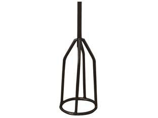 Mescolatore a gabbia ug 120/25 - ø mm.120x630 - attacco filettato M14, in acciaio, effetto miscelazione da sinistra verso destra, quantità mescolabile kg.25, ideale per misc...