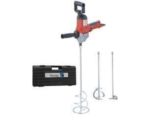 Miscelatore elettrico mx 8 1050w - miscelatore potente e compatto, interruttore elettronico, tripla impugnatura, doppio attacco (utilizzando il mandrino in dota...