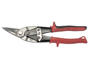 Cesoia a doppia leva taglio sinistro per lamiera art.565 - taglio lamiera fino a mm.1.5, taglio lamiera inox fino a mm.1.0, apertura max ø mm..250, impugnatura isolata